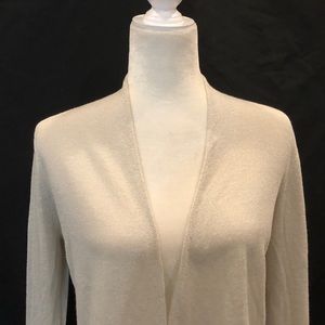 Eileen Fisher Silver Cardigan Sweater
